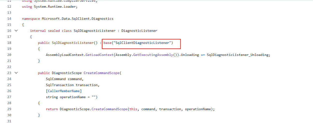 SqlClient发布消息的地方一